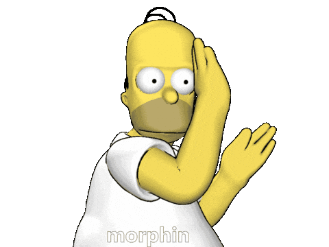 Happy Homer Simpson Sticker by Morphin