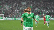 Goal Lucas GIF by AS Saint-Étienne