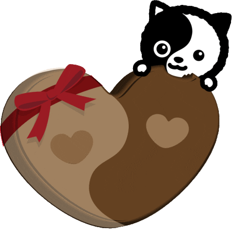 Black And White Love Sticker