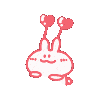 うさぎ Love Sticker