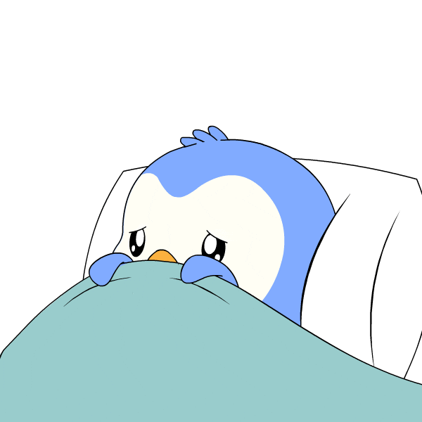 Scared Horror Sticker by Pudgy Penguins