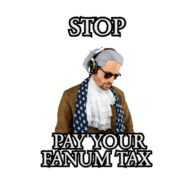 Hungry Tax Collector Sticker