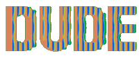 Glitch Text Sticker