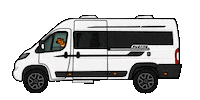Bus Van Sticker by The Upcycling Camper