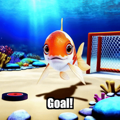 Koi Fish Goal GIF by TheConfishius