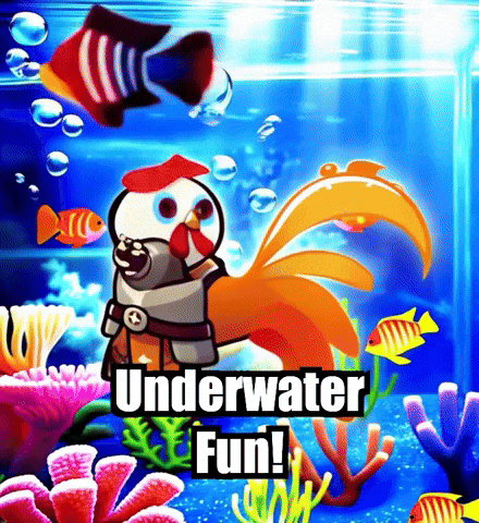 Diving Underwater Fun GIF by Zorooster