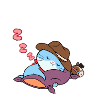 Good Night Sleeping Sticker by Silly Kitties
