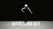 black and white haters GIF