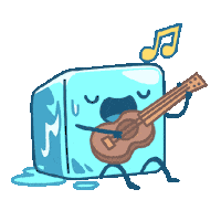 Cubemelt sing emote melt cubemelt Sticker