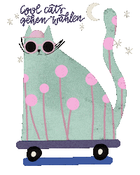 Cool Cat Skateboard Sticker