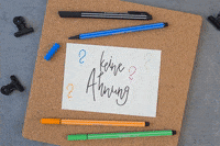 Weiss Nicht No Idea GIF by STABILO