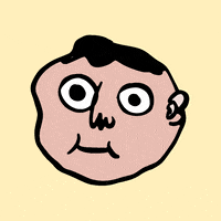 Gello_Hoodbye loop black face mask GIF