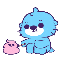 Sea Otter Poop Sticker by Magipon