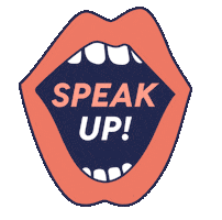 International Womens Day Speak Up Sticker by iZettle Social