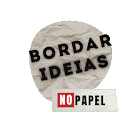 bordarideias bordado bordarideias bordar ideias papel bordado Sticker