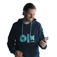 OlxAutosCL feliz ben celular texto Sticker