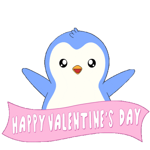 I Love You Heart Sticker by Pudgy Penguins