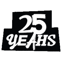 25Yeahs Sticker by LIVING CONCEPT