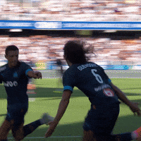 Happy Football GIF by Olympique de Marseille