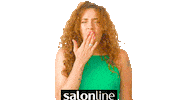 girl yawn Sticker by Salon Line