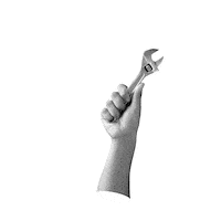 Happy Black And White Sticker by MoonMakers