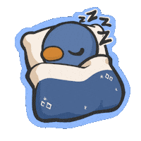 SenElric sleep dream pingüino penwin Sticker