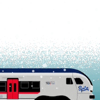 Fort Worth Train Sticker by Trinity Metro