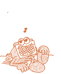 Rock The Garden Relax Sticker by Walker Art Center