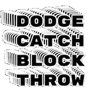 swissdodgeball catch throw block dodge Sticker