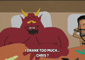 saddam hussein satan GIF by South Park 