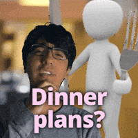 Dinner Party Eating GIF