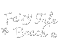 Typography Beach Sticker