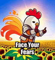 Face Your Fears Wisdom GIF by Zorooster