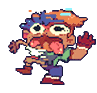 underKactus2D game pixel pixelart glitch Sticker