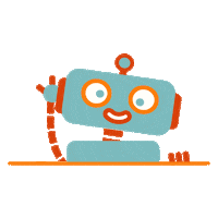 Robot Hello Sticker by Trooper