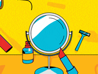 jtiptonk animation beauty 3d makeup GIF