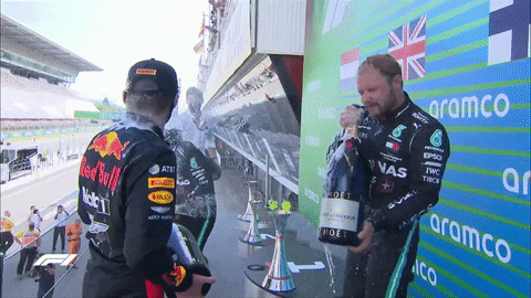Champagne Drinking GIF by Formula 1