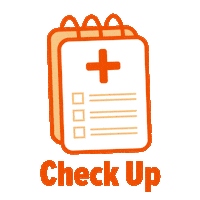 Check Up Sticker by Winona State University