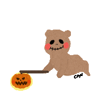 Halloween Bear Sticker