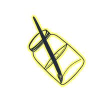 Bob Ross Art Sticker