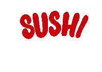 Sushi Salmon Sticker by Gummy Industries