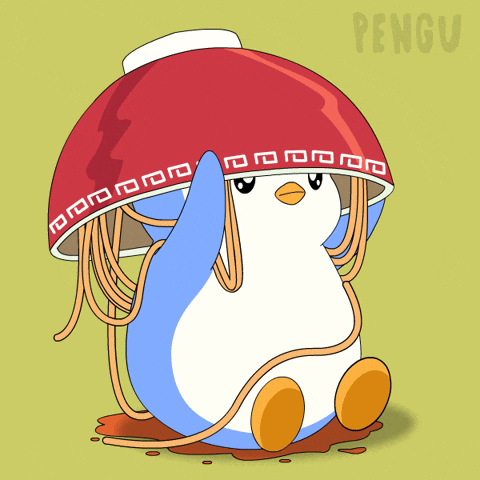 Penguin Oops GIF by Pudgy Penguins