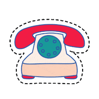 agenceDUNK phone dunk telephone allo Sticker