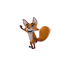 Fox Strider Sticker by K12
