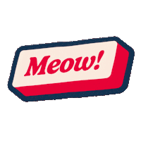 Cat Meow Sticker by Dogman