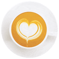 Tris_Moka coffee cup caffe latte art Sticker