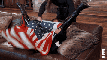 Keeping Up With The Kardashians Flag GIF by E!