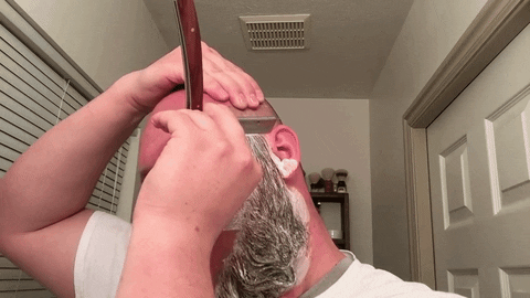 shave satisfying GIF