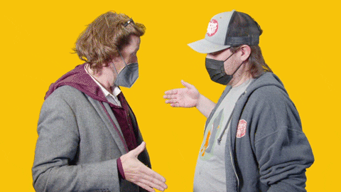 Handshake Germs GIF by StickerGiant