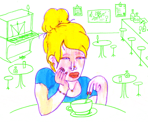 bored coffee GIF by floodcomics